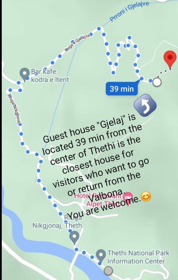 Guest House Gjelaj Тет Екстериор снимка